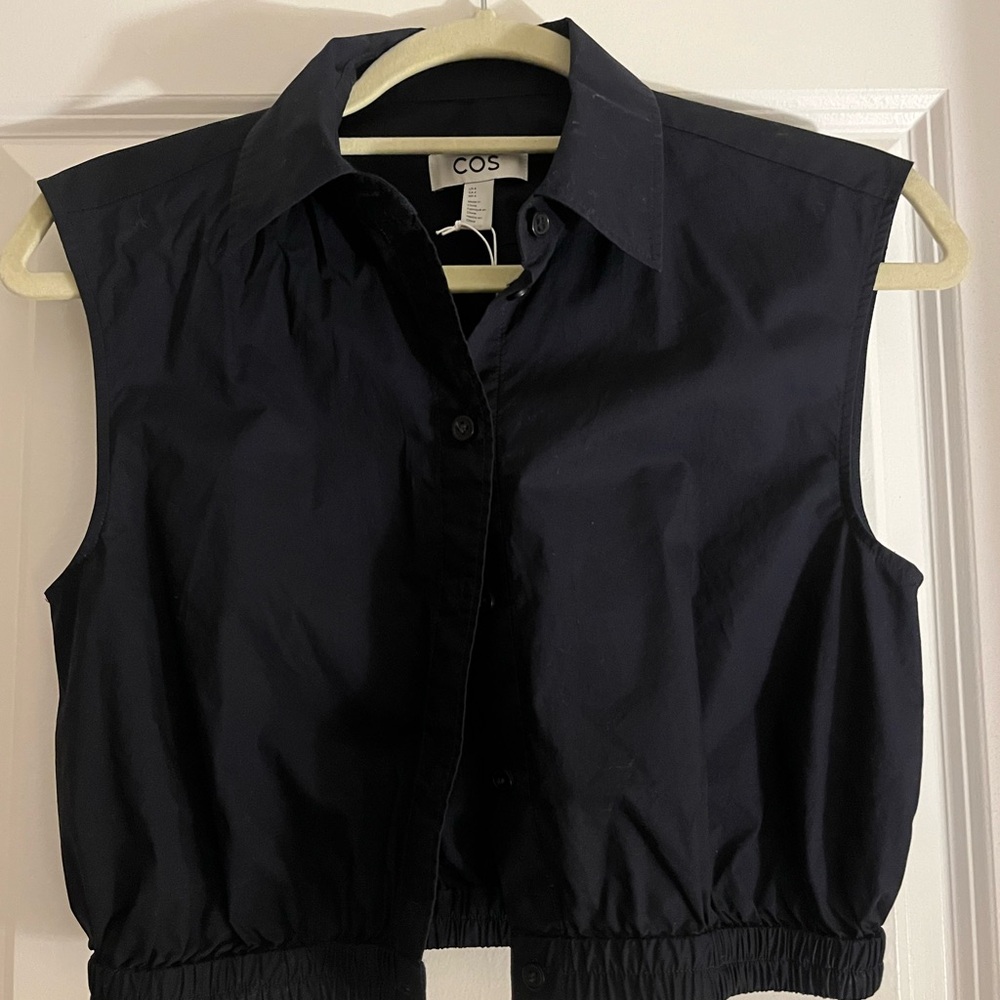 COS Black Sleeveless Top